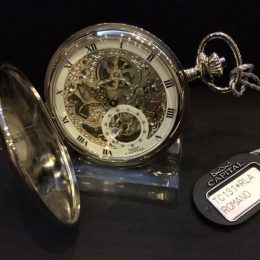 Orologio tasca Capital doppia cassa scheletrato TC 131