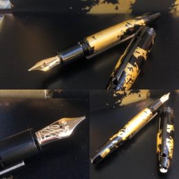 Meisterstück Solitaire Calligraphy Gold Leaf Flex Nib