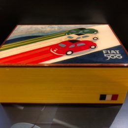 Fiat 500 pen holder box