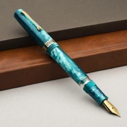 Momento Magico New Edition Emerald 14 Kt solid gold nib