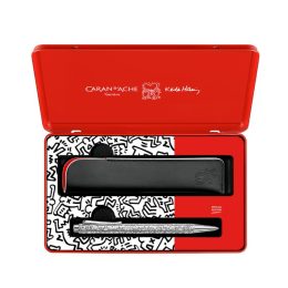 Set Ecridor Keith Haring Ballpoint Pen & Leather Case - Special Edition