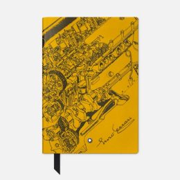 Notebook #146 small Great Characters Enzo Ferrari Modena Yellow