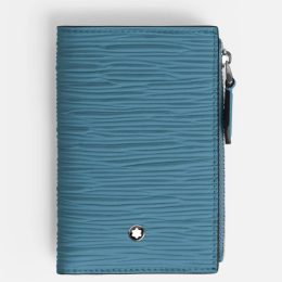 Portafoglio 6cc verticale Smoky blue