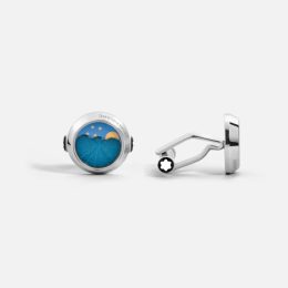 Gemelli in acciaio movimento Moonphase