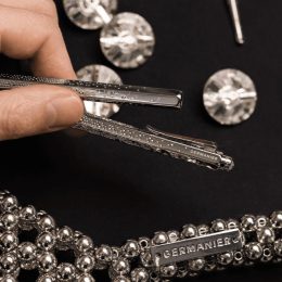 Set ECRIDOR™ GERMANIER Penna a Sfera Platinata e Astuccio in Cuoio – Edizione Speciale