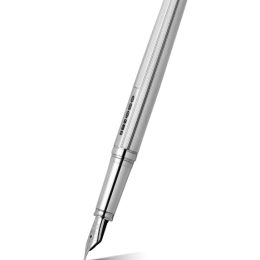 Penna stilografica Pinstripe 72 Sterling Silver Standard