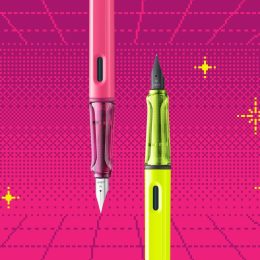 LAMY Safari Neonpink & Neonyellow